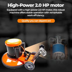 SM420AC 17" Floor Buffer Scrubber, 2 HP, 175 RPM - Image 2