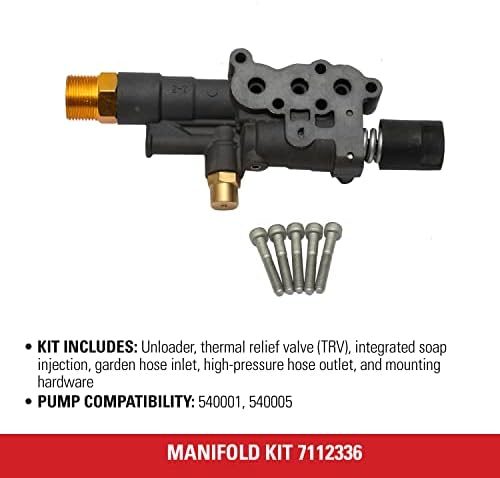 Simpson Manifold Replacement Kit for AAA Pressure Washer Pumps - Image 4