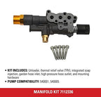 Simpson Manifold Replacement Kit for AAA Pressure Washer Pumps - Image 4
