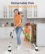 Cordless Electric Spin Scrubber with 5 Brush Heads, White-te1 - Image 6