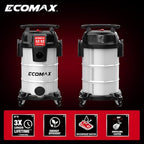 ECOMAX 8 Gallon Ultra Quiet Stainless Steel Shop Vacuum Wet and Dry - Image 5