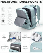 coofay Vacuum Backpack Travel with Pump Vacpack Travel Backpack with Vacuum System Mochila de Viaje Compresion al Vacio Easyvacpack Airbag Backpacks for Traveling Carry on Luggage - Image 5