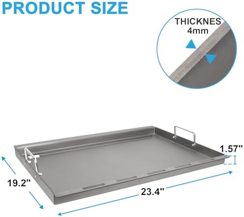 Full-Size Griddle Inserts for Weber Summit 400 Gas Grills - Image 2
