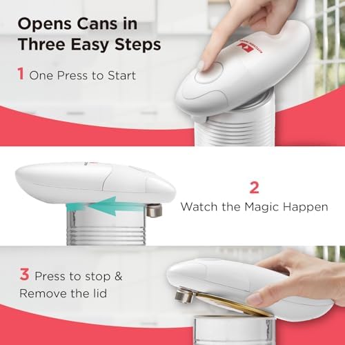 Kitchen Mama Auto Electric Can Opener, White - Image 2