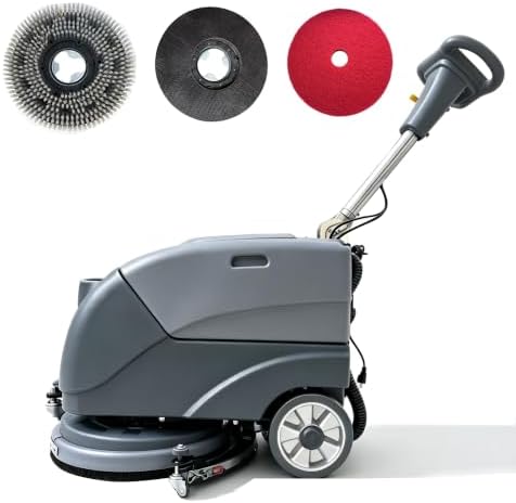 Emotor 15" Commercial Walk Behind Floor Scrubber Machine by eLifecenter