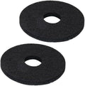 12" Scrubbing Disc for Oreck ORB550MC Orbiter Floor Machine,Commercial Black Floor Scrubber Pads 437.071 for Deep Clean Concrete,Dirt,Stains and Paint Splatte,Stripping Wax or Finish(2 Pack) by Unknown