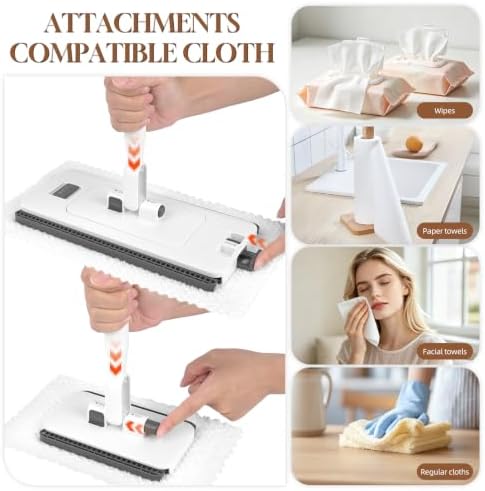 2-in-1 Microfiber Flat Mop, Hands Free Floor Mops for Cleaning - Image 5