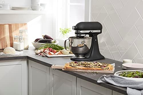 KitchenAid Artisan, 5-Qt Tilt Head Stand Mixer, KSM150PS, Cast Iron Black - Image 5