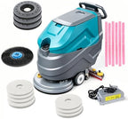PX7 22" Commercial Walk Behind Floor Scrubber Machine, Heavy-Duty Motor by PURILITZS