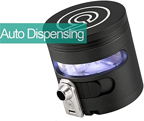 Cloudious9 - Tectonic9 Manual Grinder Automatic Dispenser Large 2.5" Aluminum Alloy (Black), For Home & Kitchen Only - Image 2