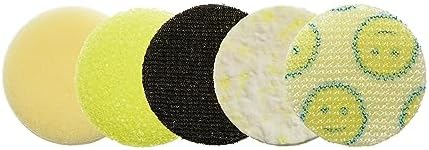 Dremel Versa 5-Pack Scrub Daddy Cleaning Sponge Pads, Variety Pack for Multi-Surface Cleaning, for use in Kitchen, Household and Bathroom - Compatible with Versa Power Scrubber Tool, PC360-5 by DREMELInc