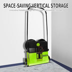 UNICOO Battery Powered Walk-Behind Floor Sweeper, 23" Push Sweeper with Dual Side Brushes, 6.6 Gallon Dust Bin, Adjustable Handle, Indoor/Outdoor Debris Sweeper, Not a Vacuum - Image 7