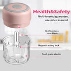 Electric Garlic Mincer, 250ML Small Onion Chopper USB - Image 5