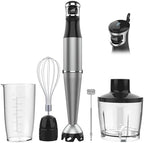 Turelar Immersion Blender Handheld Corded, 1100W 5 in 1 Hand Blender Set by Turelar