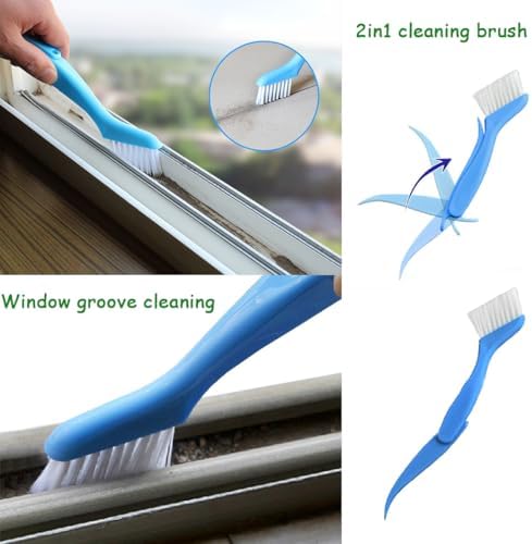 12Pcs Small Crevice Gap Cleaning Brushes, Groove Detail Brush Cleaner Tools - Image 2