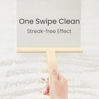dancemoon JustHang Shower Squeegee with Built-in Hook, 10'' Sand Beige - Image 3