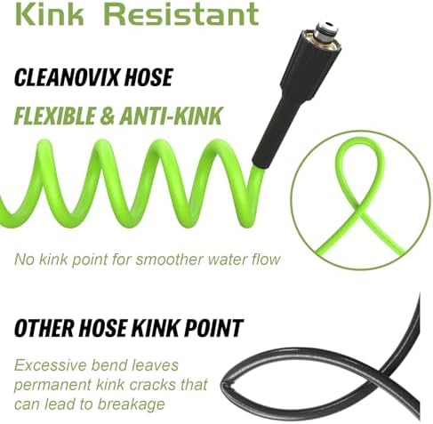 Super Flexible Pressure Washer Hose 100FT x 1/4" - Image 3