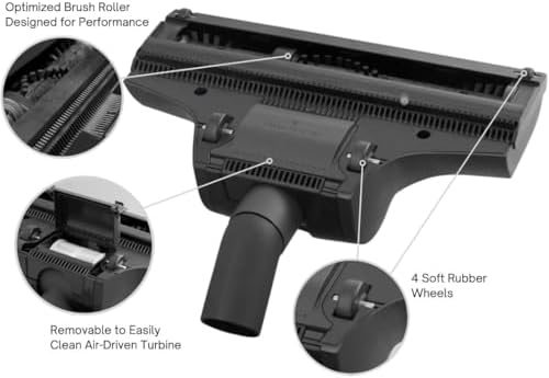 Upgraded Turbo Brush Replacement for ProTeam Backpack Vacuum Cleaners – Replaces Part # 836357 – Deep Cleaning Carpet Tool for Medium to High Pile Rugs, Commercial, Hotel & Office Grade - Image 3