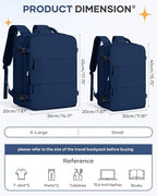 coofay Travel Backpack Carry on Flight Approved Carry on Backpack for Airplanes Personal Item Travel Bag 18x14x8 Inches Traveling Backpacks Airback Backpacks for Traveling Mochila de Viaje - Image 3