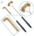 SUNRISE Fryer Brush with Long Handle (Brass with Plastic Handle, L and Single Brush) - Image 3
