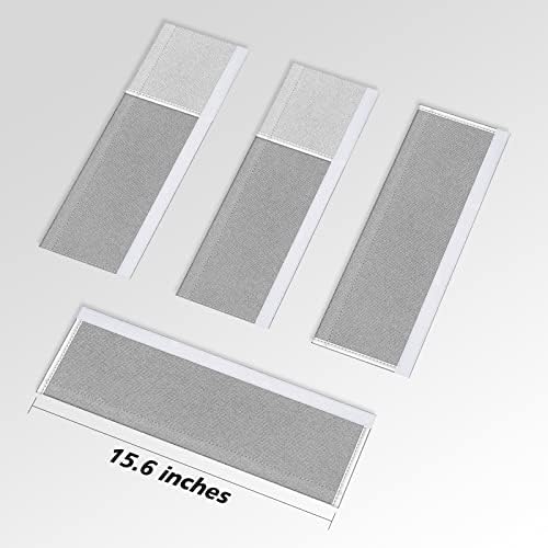 Refrigerator Door Handle Covers, 4pcs, Kitchen Appliance Decor, Fridge Microwave Dishwasher Cloth Door Covers, Keep Kitchen Appliance Clean from Smudges, Drips, Food Stains, Oil (Gray) - Image 6