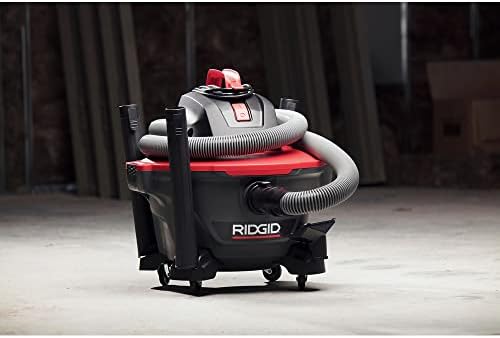 RIDGID 62698 RT0600 NXT 6-Gal. Wet Dry Shop Vacuum with Casters, 4.25 Peak HP Motor, and Pro Locking Hose, Dark Gray and Red - Image 5