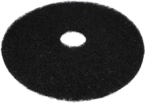 PRO SOURCE Floor Stripping Pads: Black Coarse Polyester, 17" Diameter, Pack of 5 - Image 4