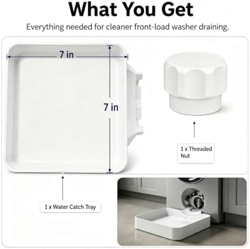 Front Load Washer Drain Tray, Compatible with LG Front Load Washers - Image 7