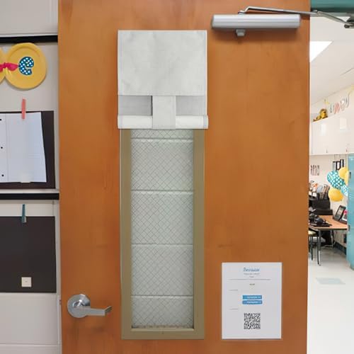 NICETOWN Classroom Blackout Shades for Windows and Doors, Ivory White - Image 7