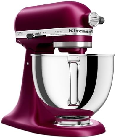 KitchenAid Artisan, 5-Qt Tilt Head Stand Mixer, KSM150PS, Beetroot - Image 3