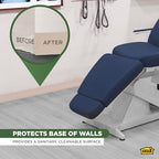 MD Building Vinyl Wall Base, Desert Beige, 4in x 120ft Dry Back - Image 3