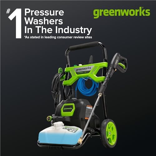 Greenworks 2000 PSI (1.2 GPM) Electric Pressure Washer - Image 2