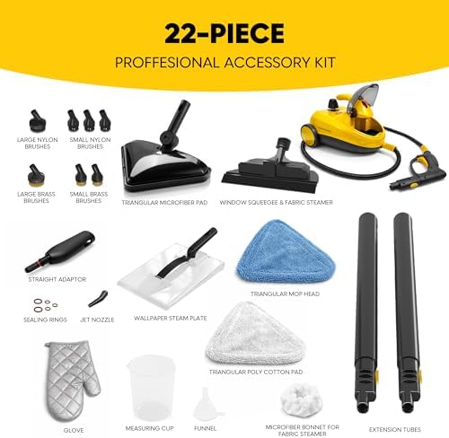 22-in-1 275°F Heavy-Duty Steam Cleaner for Home for Bathroom Kitchen Floor - Image 5