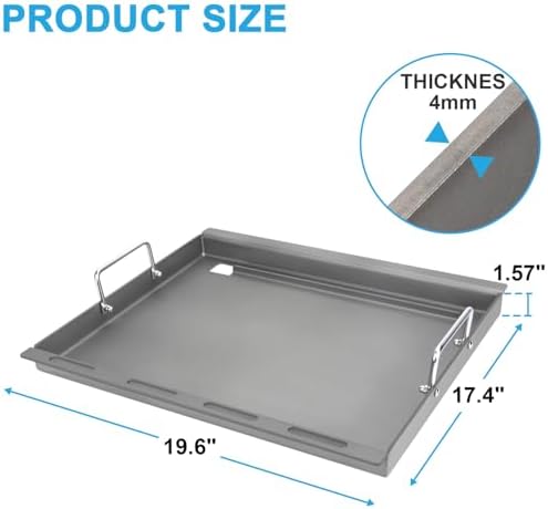 Full Size Griddle Inserts for Weber Spirit 200 & II 200 Series Gas Grills - Image 2