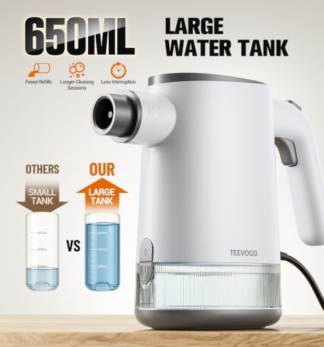 Handheld Steam Cleaner for Home, 3s Instant Heat, 650ML Long-Lasting Tank - Image 3