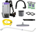 ProTeam Super Coach Pro 6 Backpack Vacuum Commercial with Telescoping Wand Tool Kit, 6 Quart, Corded, 107310 by ProTeam