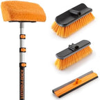 20 Foot Exterior House Cleaning Brush Set with 4-12 ft Extension Pole by EXTEND-A-REACH