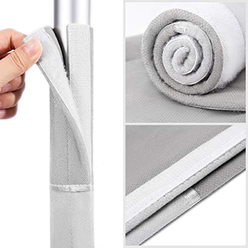 MRKG Refrigerator Door Handle Covers, Set of 5, Washable Without Fading, Keep Your Kitchen Appliance Clean from Smudges, Drips, Food Stains, Oil, 15.6X 5.6 inches, 6x3.5 inches (Gray) - Image 4