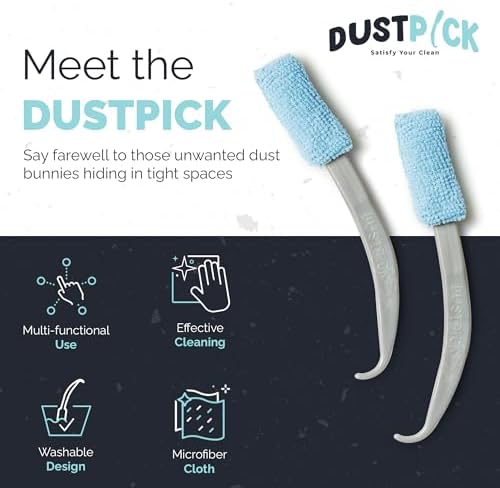 Reusable Microfiber Duster & Crevice Cleaning Brush, 2 Pack - Image 2