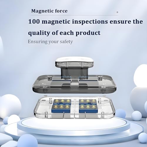 Magnetic Car Windshield Cleaner Tool with Anti-Falling Rope, Double-Sided Window Cleaning Tool for Glass Thickness 8-15mm, Magnet Auto Windshield Cleaner, Universal for Vehicles - Image 4