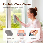 Magic Window Track Cleaner, Window Groove Cleaning Brush Tools Set, Cleaner Brushes for Window lides Gaps Tile Lines Shutter Slats Car Vents & Narrow Gaps (9PC) - Image 4