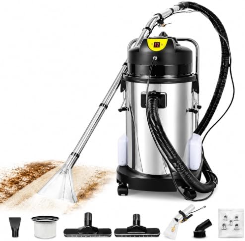40L Commercial Carpet Cleaner 3 in 1 Carpet Extractor for Sofa Upholstery by Unknown