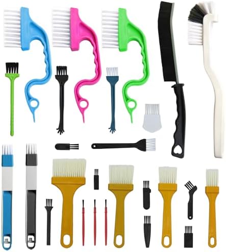 26Pcs Small Cleaning Brush, Crevice Cleaning Brushes for Small Spaces by CRAFNEW
