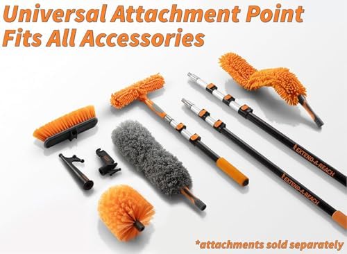 1.5-3 ft Long Paint Roller Extension Pole, Multi-Purpose Telescopic Handle - Image 7