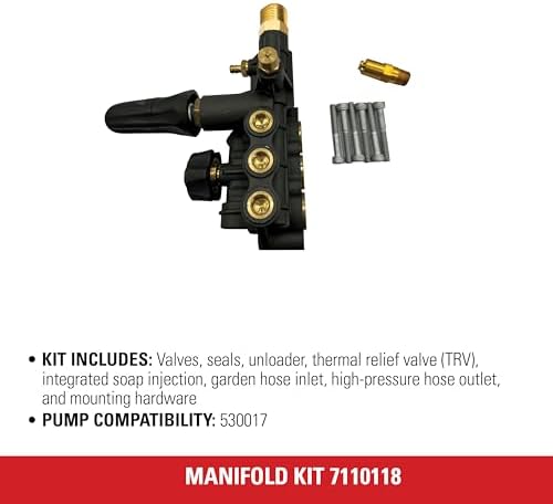 Simpson Manifold Replacement Kit for AAA Pressure Washer Pump - Image 4