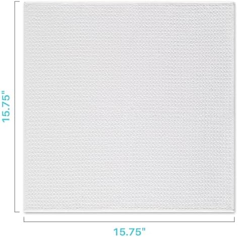 JOYMOOP Microfiber Cleaning Cloth, 6 Piece Set, Large, White - Image 2