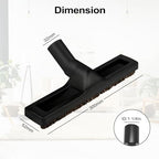 ANBOO 32mm 1 1/4 inches Vacuum Hardwood Floor Attachment Accessories Deluxe Extra Large Hardwood Brush 1-1/4inch Multi Surface Vacuum Attachments 360 Degrees Swivel Head Hard Floor Brush - Image 2