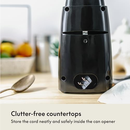 bella Electric Can Opener and Knife Sharpener, Black - Image 5