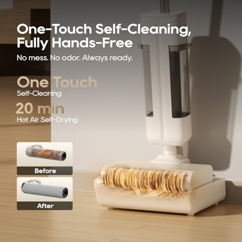 dreame FloorX 110 Plus Wet Dry Mop, Cordless Wet Dry Cleaner, Eletric Mop - Image 6
