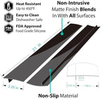 Mofason Stove Gap Covers - 21 Inch Silicone Stove Gap Filler Black - Image 2